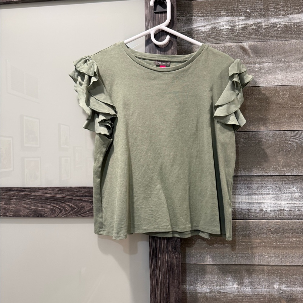 Vince Camuto Olive Green Top